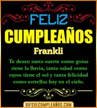 GIF Frases de Cumpleaños Frankli